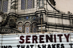 The marquee at Portland's Hollywood Theatre